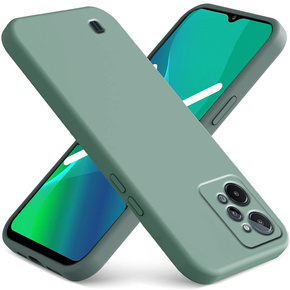 Obal na mobil pre Realme C31, Silicone Lite, zelený