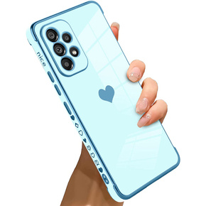 Obal na mobil pre Samsung Galaxy A52/A52S, Electro heart, modré