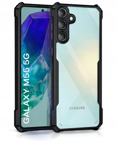 Obal na mobil pre Samsung Galaxy M55 5G, AntiDrop Hybrid, čierne