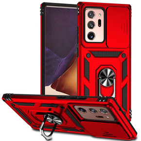 Obal na mobil pre Samsung Galaxy Note 20 Ultra, CamShield Slide, červené