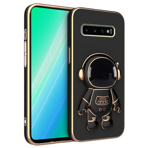 Obal na mobil pre Samsung Galaxy S10 Plus, Astronaut, čierne