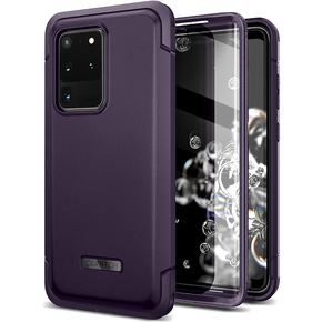 Obal na mobil pre Samsung Galaxy S20 Ultra, Suritch Basic (Two Frames), fialové
