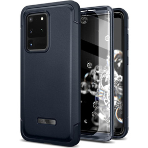 Obal na mobil pre Samsung Galaxy S20 Ultra, Suritch Basic (Two Frames), tmavomodré