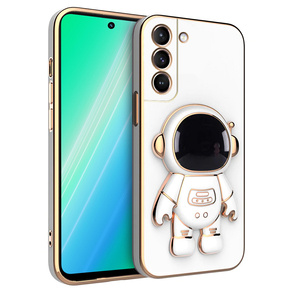 Obal na mobil pre Samsung Galaxy S21, Astronaut, biele