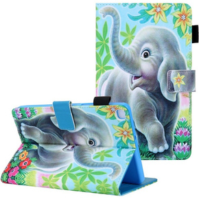 Obal na mobil pre Samsung Galaxy Tab A7 Lite 8.7 T220 / T225, elephant and flowers