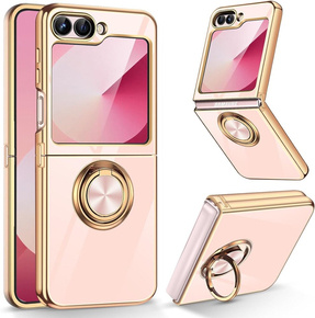 Obal na mobil pre Samsung Galaxy Z Flip6 5G, Electro Ring, ružové