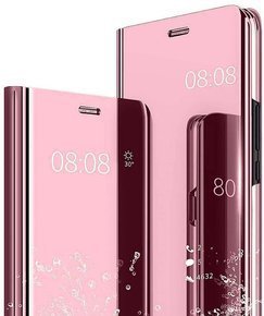 Obal na mobil pre Xiaomi Mi 11 Lite / Mi 11 Lite 5G / 11 Lite 5G NE, Clear View, ružové rose gold