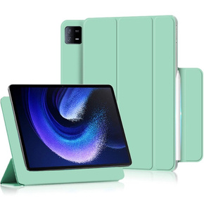 Obal na mobil pre Xiaomi Pad 6, Magnetic Smartcase, svetlozelené