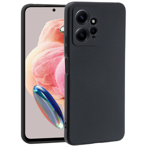 Obal na mobil pre Xiaomi Redmi Note 12 4G, Silicone Lite, čierne