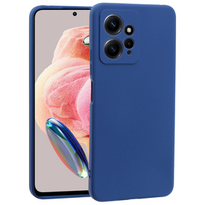 Obal na mobil pre Xiaomi Redmi Note 12 4G, Silicone Lite, tmavomodré