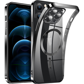 Obal na mobil pre iPhone 12 Pro, MagSafe Hybrid, čierne