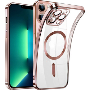 Obal na mobil pre iPhone 13 Pro, MagSafe Hybrid, ružové