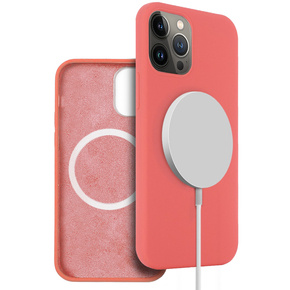 Obal na mobil pre iPhone 13 Pro, Silicone MagSafe, ružové