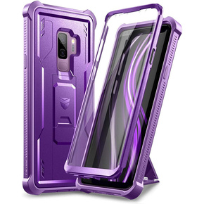 Obrnené puzdro pre Samsung Galaxy S9 Plus, Dexnor Full Body, fialové