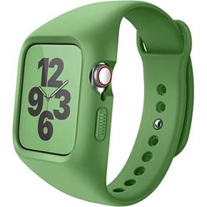 Opasok + puzdro Suritch pre Apple Watch 1/2/3/4/5/6/SE 38/40mm, zelený
