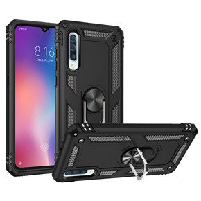 Pancierované obal na mobil pre Samsung Galaxy A50 / A30s, Nox Case Ring, čierne