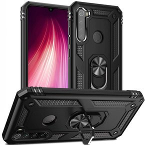 Pancierované obal na mobil pre Xiaomi Redmi Note 8T, Nox Case Ring, čierne