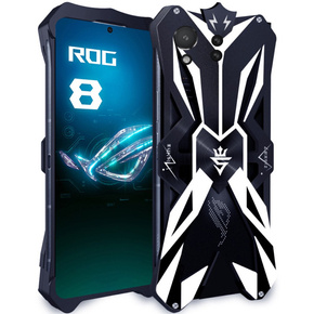 Pancierované puzdro pre ASUS ROG Phone 8 Pro, Aluminum Alloy, čierne