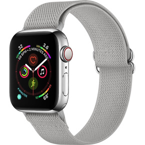 Pasek Nylonowy do Apple Watch 1/2/3/4/5/6/7/8/SE/ULTRA 42/44/45/49mm, Szary