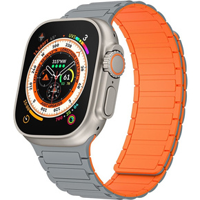 Pasek Silikonowy Ocean do Apple Watch 1/2/3/4/5/6/7/8/SE/ULTRA 42/44/45/49MM, Czarny