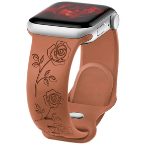 Pasek Silikonowy do Apple Watch 1/2/3/4/5/6/7/8/SE/ULTRA 42/44/45/49MM, Pomarańczowy