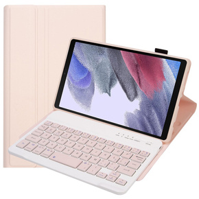 Puzdro + klávesnica Samsung Galaxy Tab A7 Lite 8.7 T220 / 225, ružové rose gold