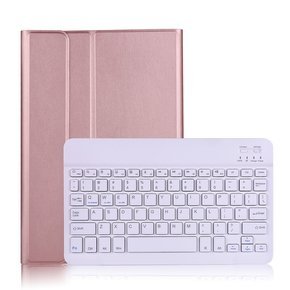Puzdro + klávesnica Samsung Galaxy Tab Tab S7/S8 T870 T875, ružové rose gold