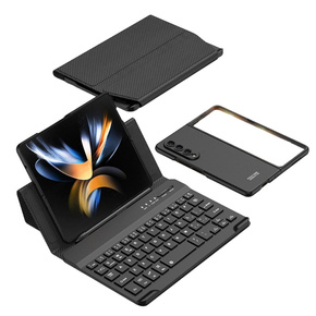 Puzdro + klávesnica Samsung Galaxy Z Fold4 5G, Carbon Fiber, čierne