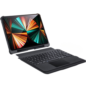 Puzdro + klávesnica iPad Pro 12.9 2021 / 2020, Dux Ducis Magnetic Keyboard, čierne