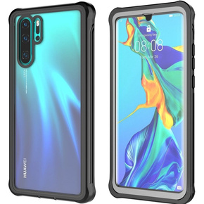 Puzdro pre Huawei P30 Pro, Shockproof, s fóliou, čierne