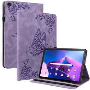 Puzdro pre Lenovo Tab M10 Plus 10.6 Gen 3 TB-125F TB-128F, Butterfly, fialové