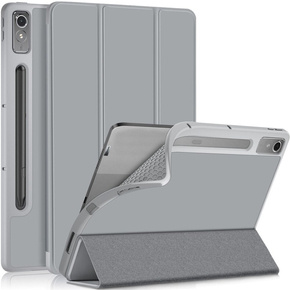 Puzdro pre Lenovo Tab P12, Smartcase s priestorom pre stylus, sivé