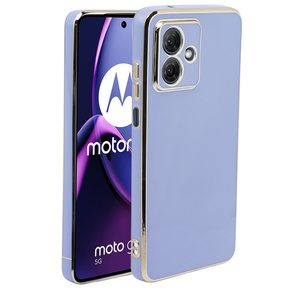 Puzdro pre Motorola Moto G54 5G, Glamour CamShield, modré
