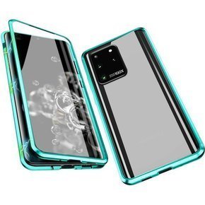 Puzdro pre Samsung Galaxy S20 Ultra, Magnetic Dual Glass, zelený