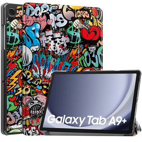 Puzdro pre Samsung Galaxy Tab A9+, Smartcase, graffiti