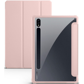 Puzdro pre Samsung Galaxy Tab S7 Plus / Tab S7 FE, Smartcase Hybrid, so slotom na stylus, ružové