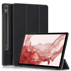 Puzdro pre Samsung Galaxy Tab S9, Smartcase s priestorom pre stylus, čierne