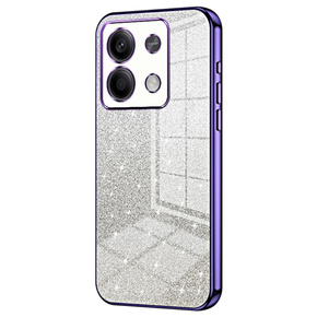 Puzdro pre Xiaomi Redmi Note 13 5G, Glitter Case CamShield, fialové