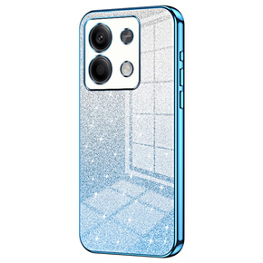 Puzdro pre Xiaomi Redmi Note 13 5G, Glitter Case CamShield, modré