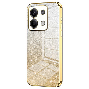 Puzdro pre Xiaomi Redmi Note 13 5G, Glitter Case CamShield, zlaté