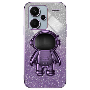 Puzdro pre Xiaomi Redmi Note 13 Pro+, Glitter Astronaut, fialové