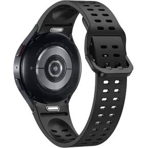 Silikonowy Pasek do Samsung Galaxy Watch 4 / 5 40/42/44/46/45MM PRO, Granatowy / Czerwony