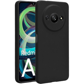 Tenké puzdro pre Xiaomi Redmi A3, Slim, čierne