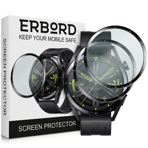 2x hybridné sklo ERBORD pre Huawei Watch GT 3 46mm