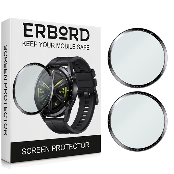 2x hybridné sklo ERBORD pre Huawei Watch GT 3 46mm