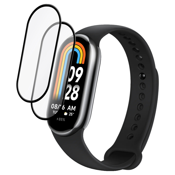 2x hybridné sklo ERBORD pre Xiaomi Smart Band 8