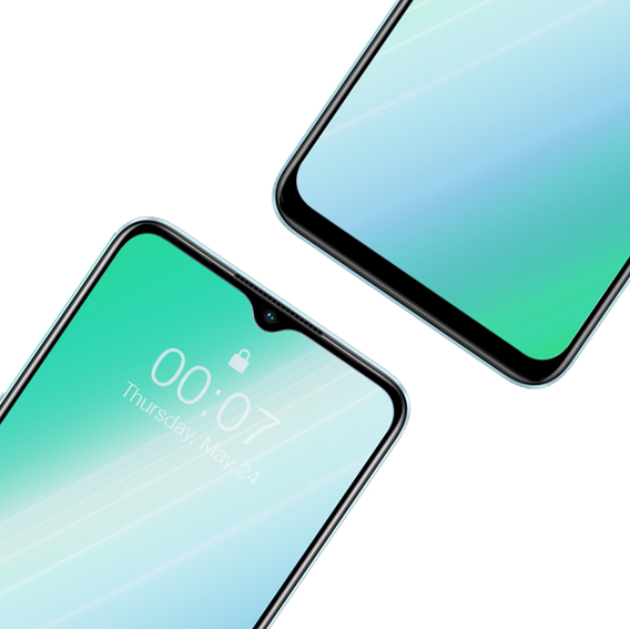 2x tvrdené sklo pre Oppo A78 5G, ERBORD 3D pre celý displej