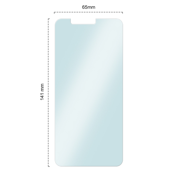 2x tvrdené sklo pre Xiaomi Redmi 7A, ERBORD 9H Hard Glass na displeji