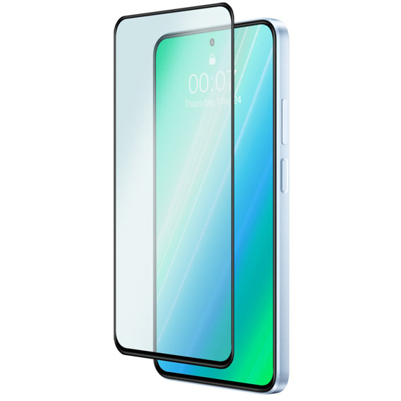 2x tvrdené sklo pre Xiaomi Redmi Note 13 / 13 Pro / 4G / 5G, ERBORD 3D pre celý displej