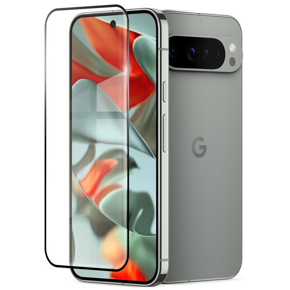 3D tvrdené sklo pre Google Pixel 9 Pro XL, čierny rám